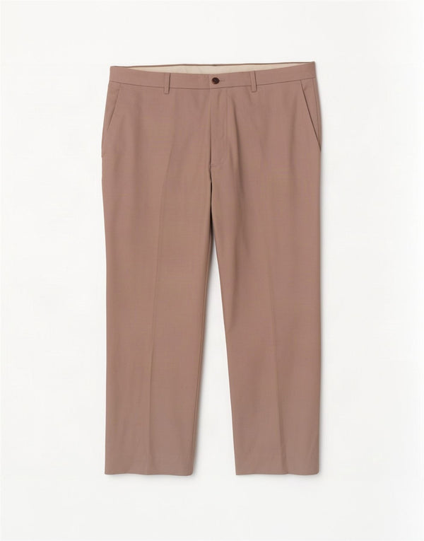 Marks & Spencer Pantaloni chino crop drept pentru bărbați, cu croială, L40 L25, gri