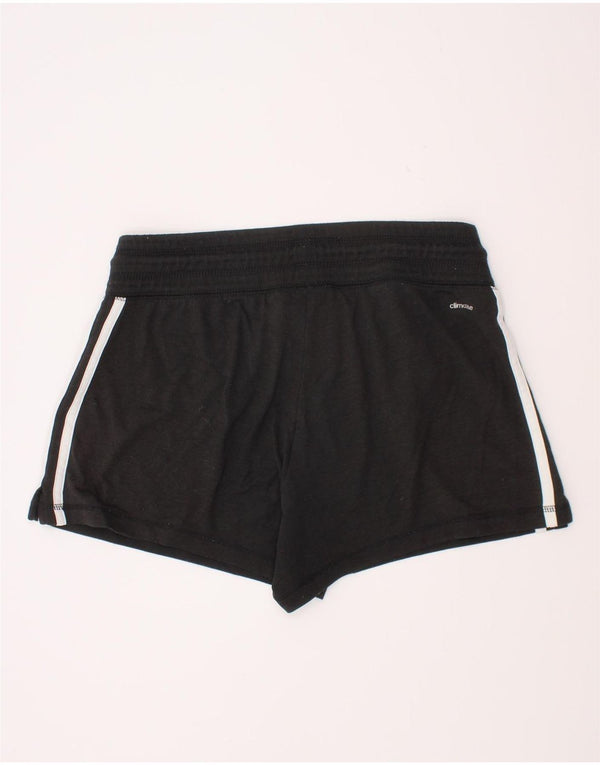 Pantaloni scurți sport Climalite Adidas pentru femei UK 8/10 Poliester negru mic