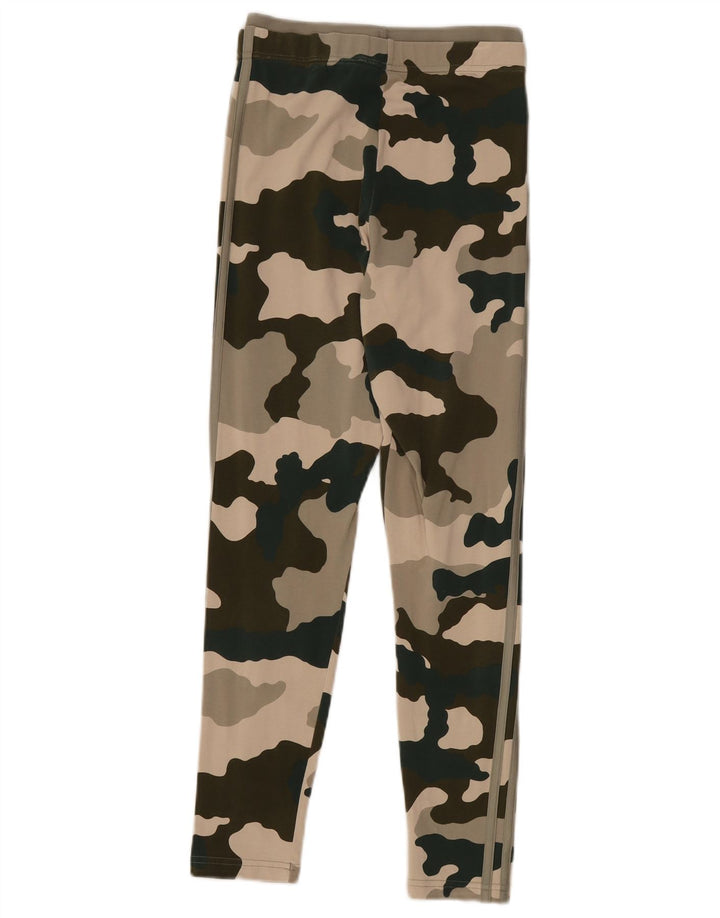 Leggings ADIDAS pentru femei, cu ajustare strânsă, UK 4/6 XS, camuflaj multicolor