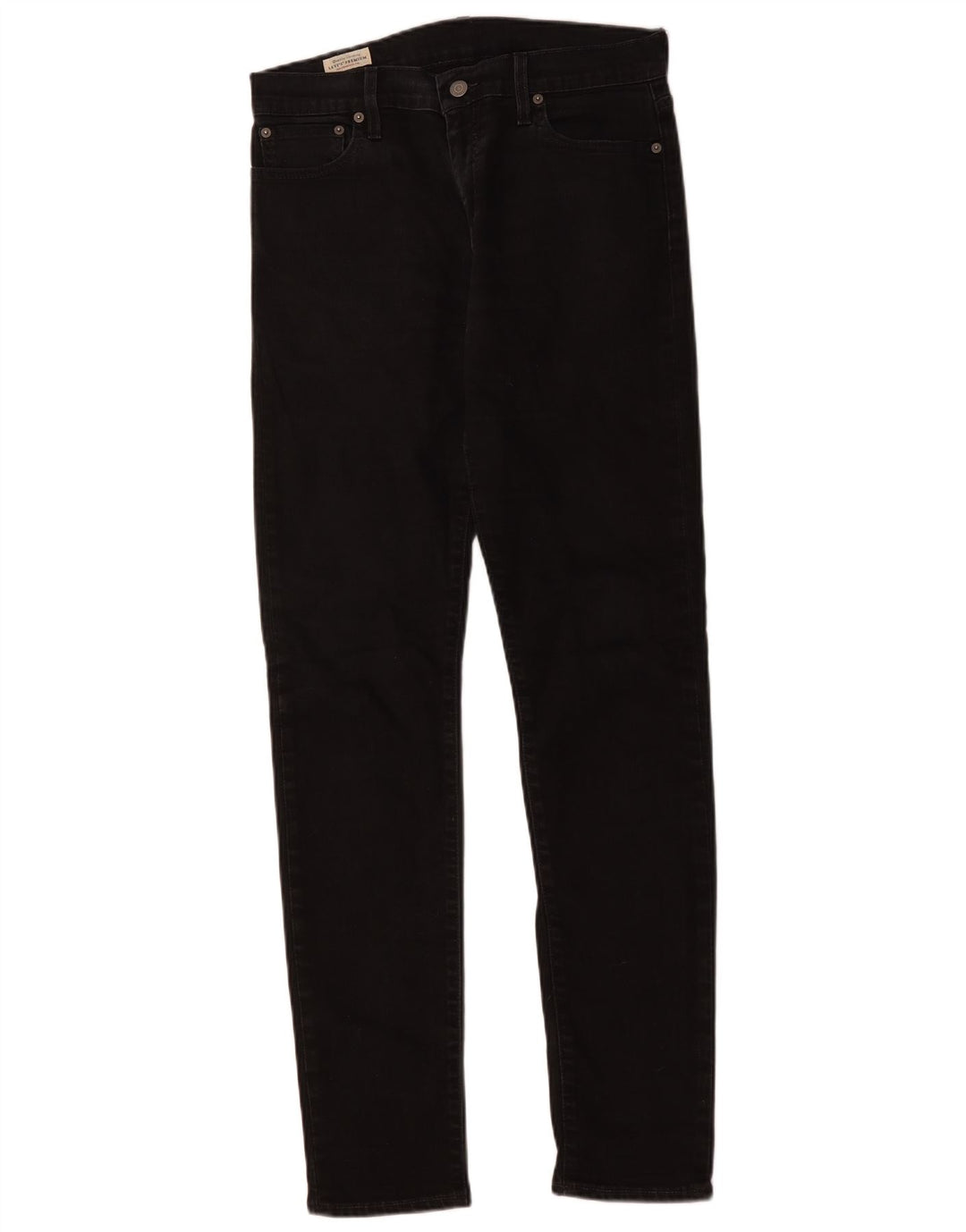 Blugi conici 512 subțiri pentru bărbați LEVI'S L30 L34 bumbac negru