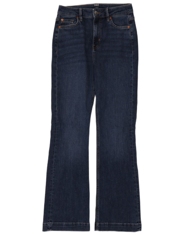 Blugi evazați pentru femei Marks & Spencer UK 10 Small W28 L31 Blue Bumbac