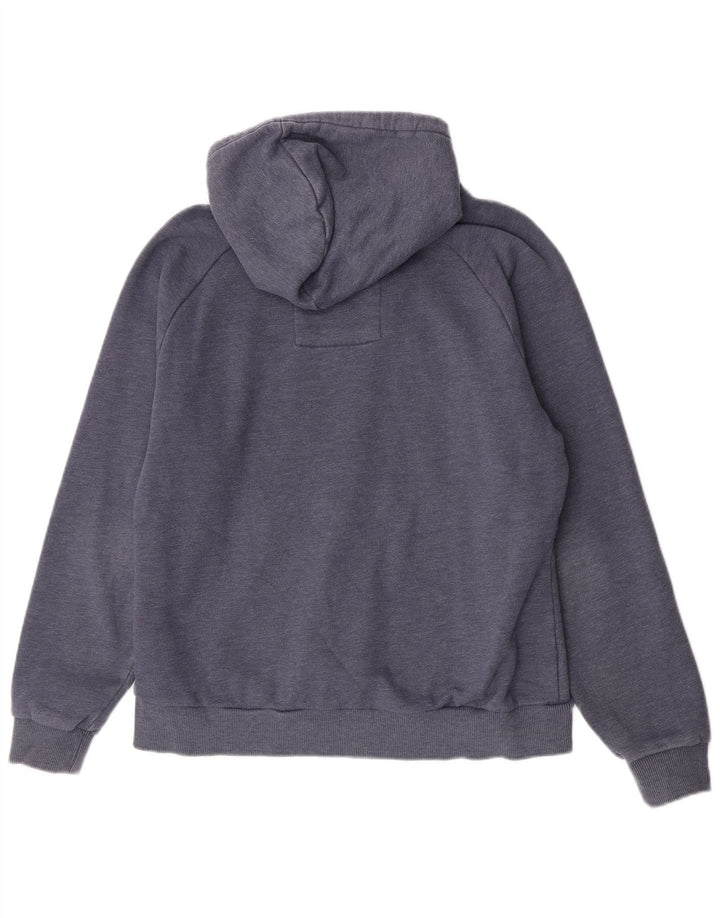 Pulover cu glugă cu grafic pentru femei Weird Fish UK 16, mare, albastru, bumbac