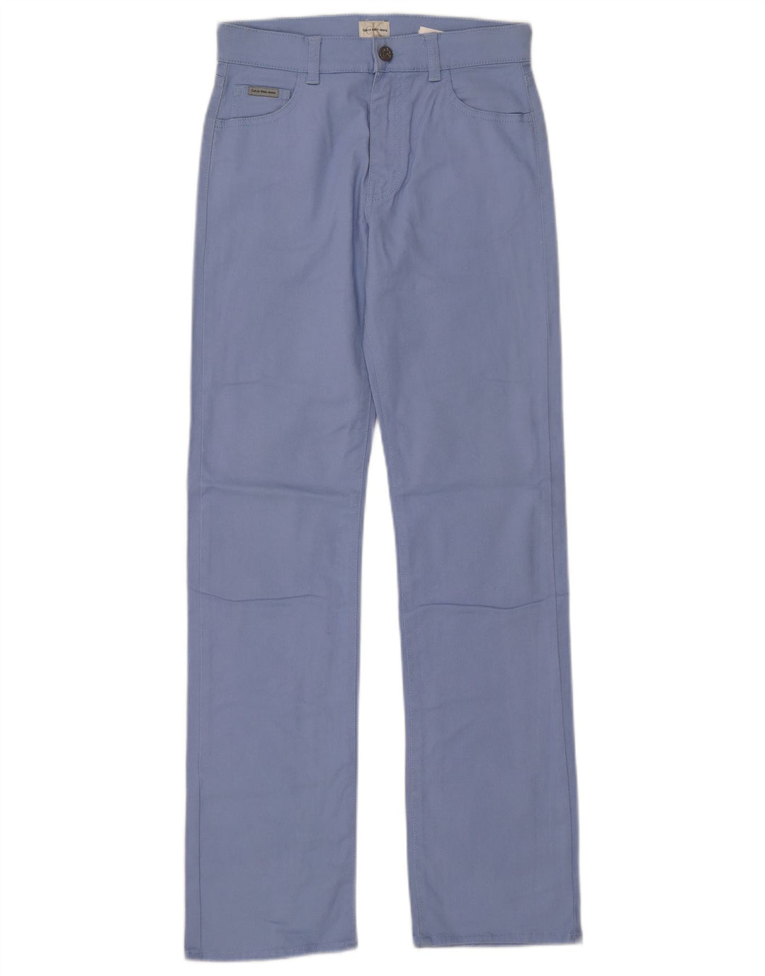 Blugi drepti pentru femei CALVIN KLEIN W27 L31 Bumbac albastru