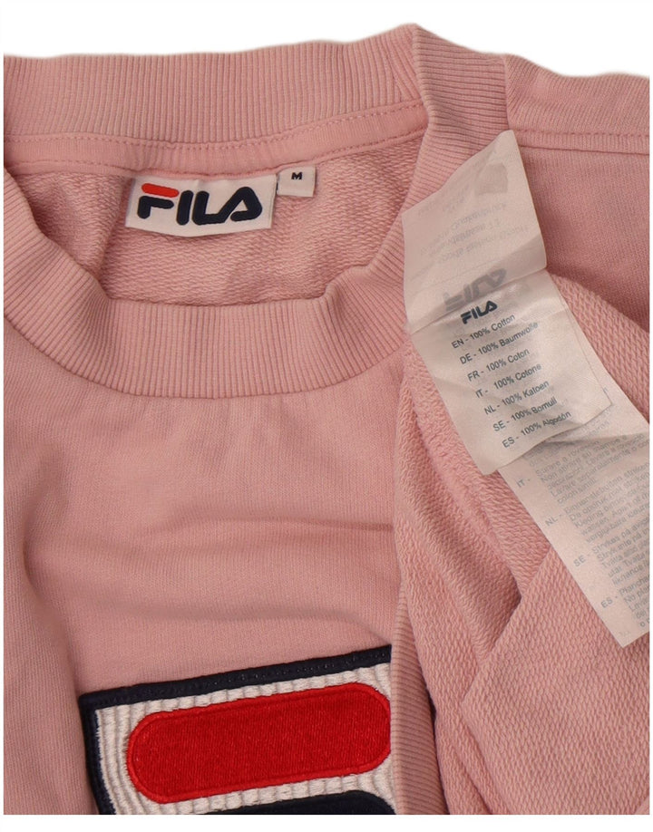 Pulover pentru femei Fila Graphic Pulover UK 14 Medium Pink Bumbac