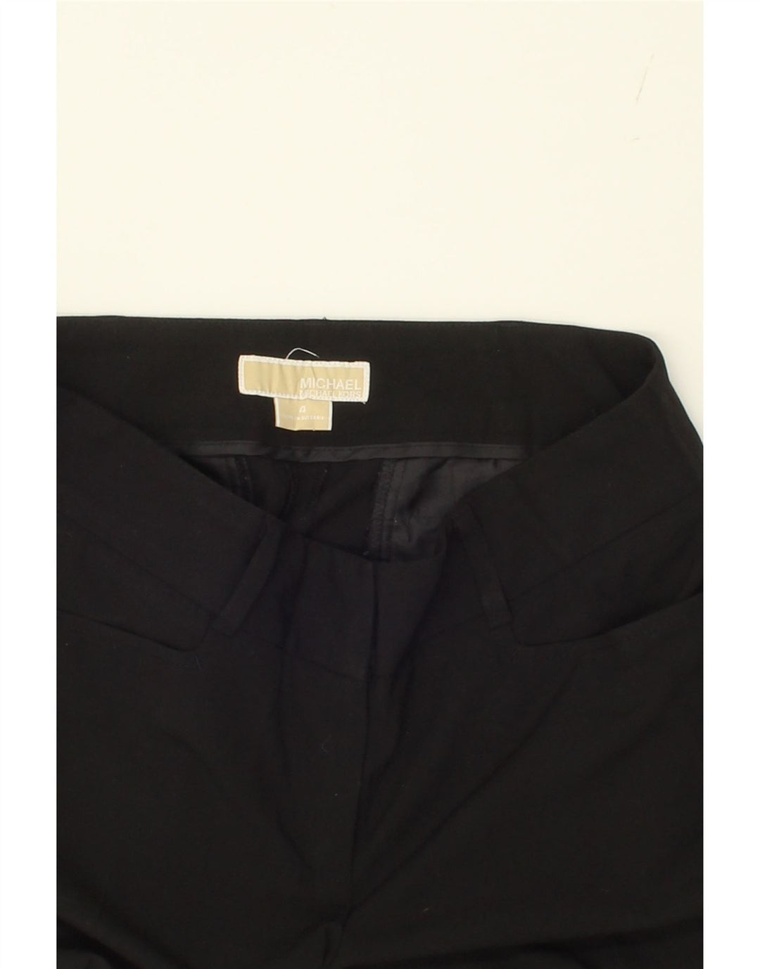 MICHAEL KORS Womens Bootcut Casual Trousers US 4 Small W30 L30 Black Vintage Michael Kors and Second-Hand Michael Kors from Messina Hembry 