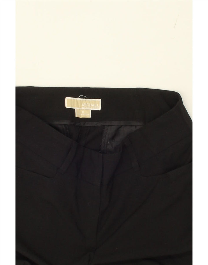 MICHAEL KORS Womens Bootcut Casual Trousers US 4 Small W30 L30 Black Vintage Michael Kors and Second-Hand Michael Kors from Messina Hembry 