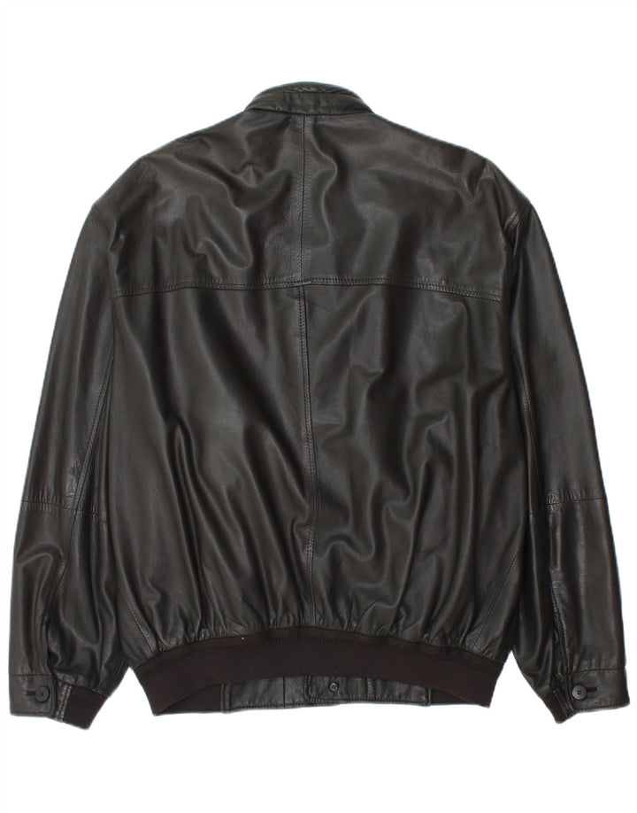 Jachetă de piele pentru bărbați KAPRAUN UK 40 Large Black