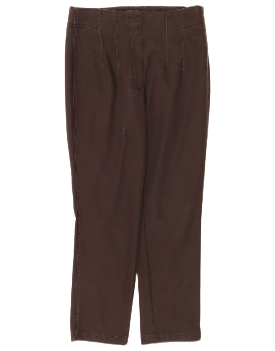 Massimo Dutti Pantaloni Drepți Decupați De Damă EU 40 Mediu L30 L26 Maro