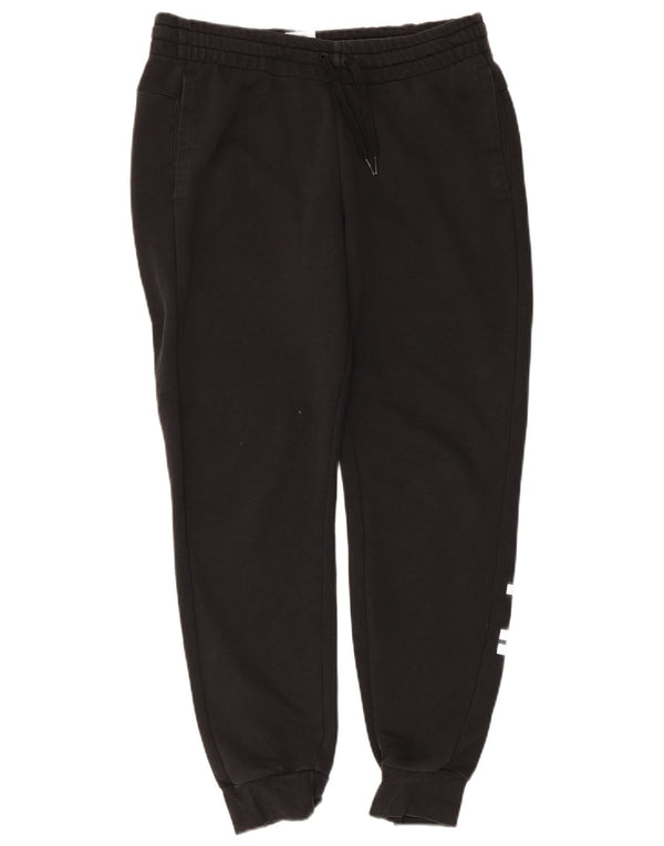 Pantaloni de trening cu grafic pentru femei Adidas Pantaloni de jogging UK 12/14 Medium Black