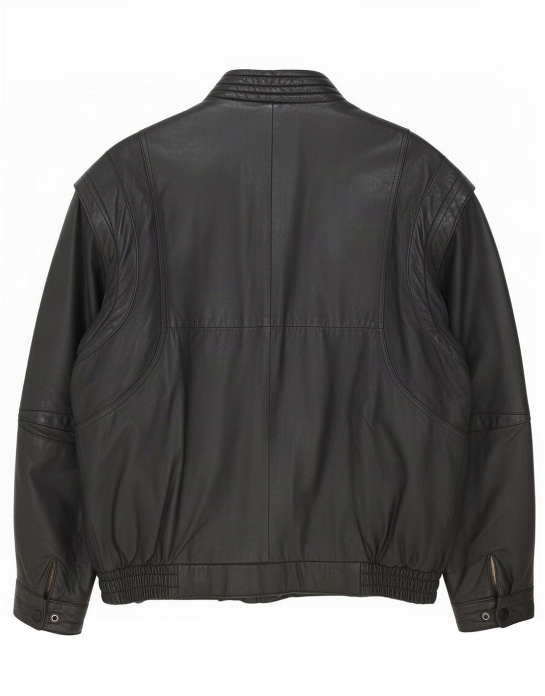 Jachetă de piele vintage pentru bărbați UK 40 Large Black