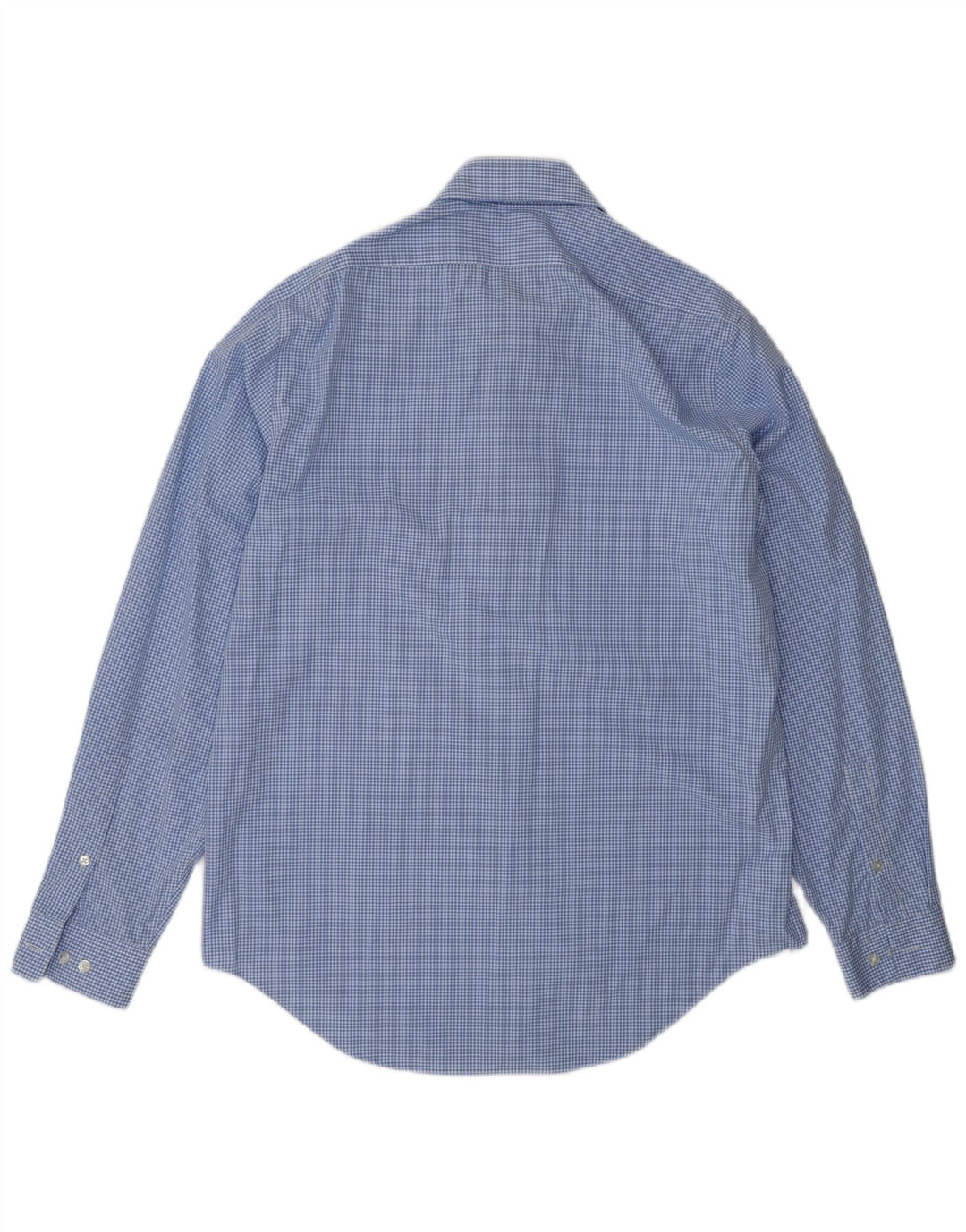 Cămașă pentru bărbați Calvin Klein Slim Fit Mărimea 16 Lung, albastru Gingham