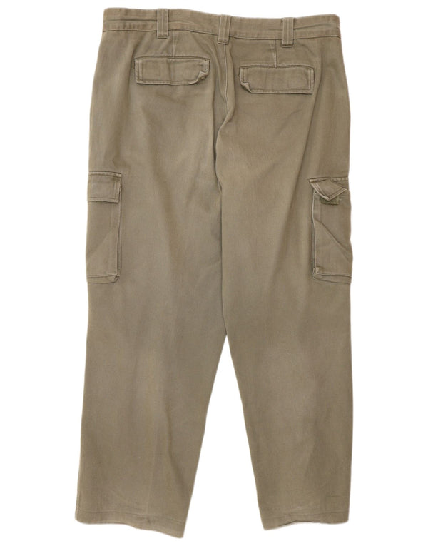 Pantaloni cargo drepti pentru bărbați Timberland W36 L27 bumbac bej