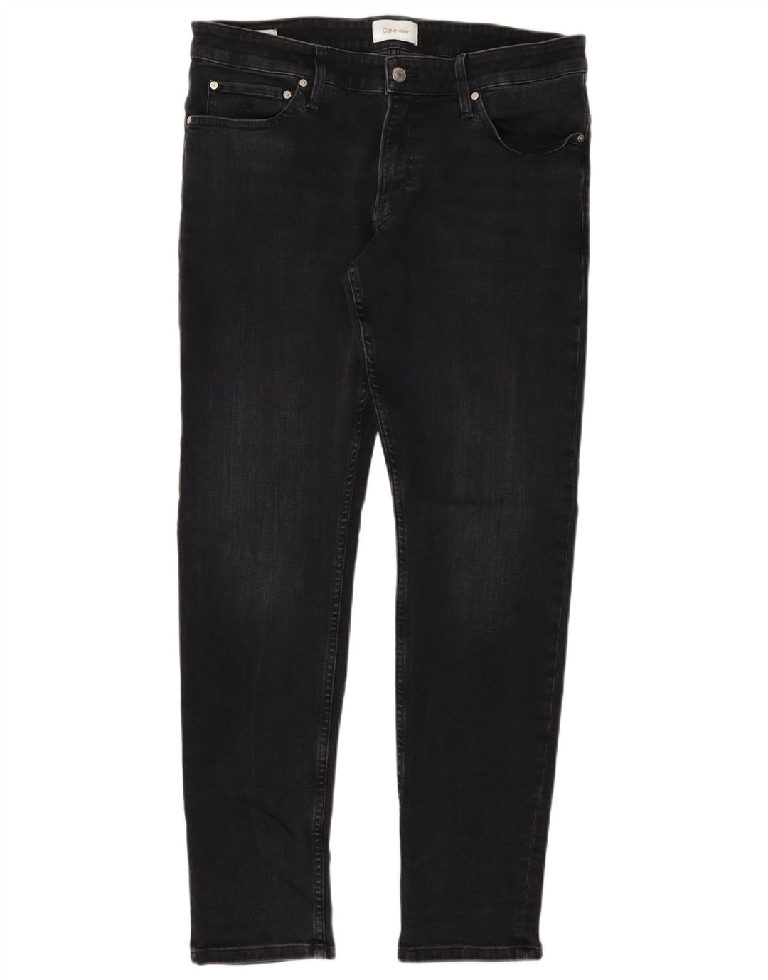 Blugi slim pentru bărbați Calvin Klein W33 L32 bumbac negru
