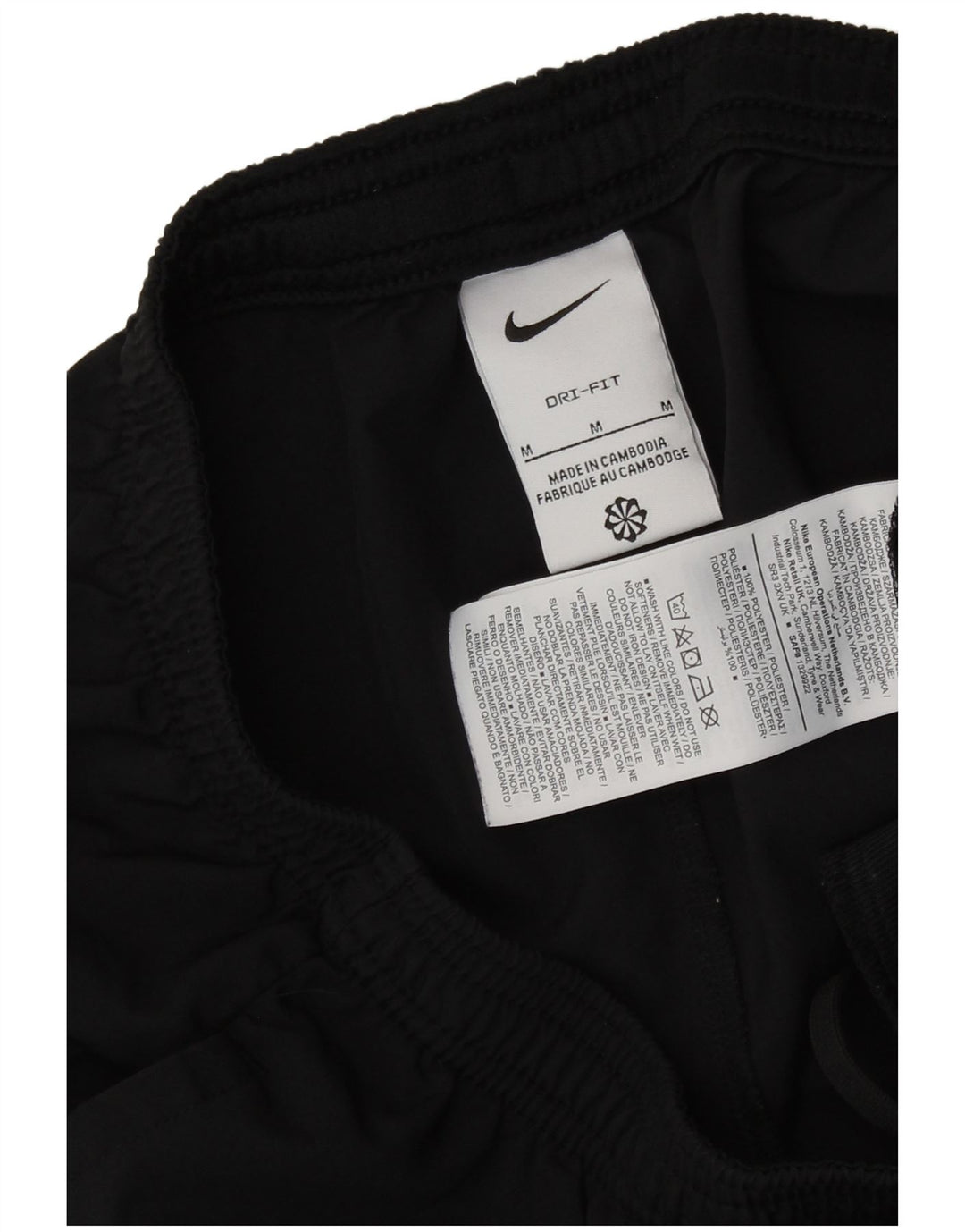 Pantaloni scurți sport Nike Dri Fit Graphic pentru bărbați, negru mediu, poliester color bloc