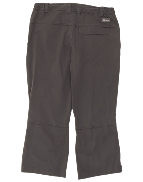 Pantaloni tăiați pentru drumeții pentru femei Berghaus UK 14 Large W34 L25 Gri Poliamidă