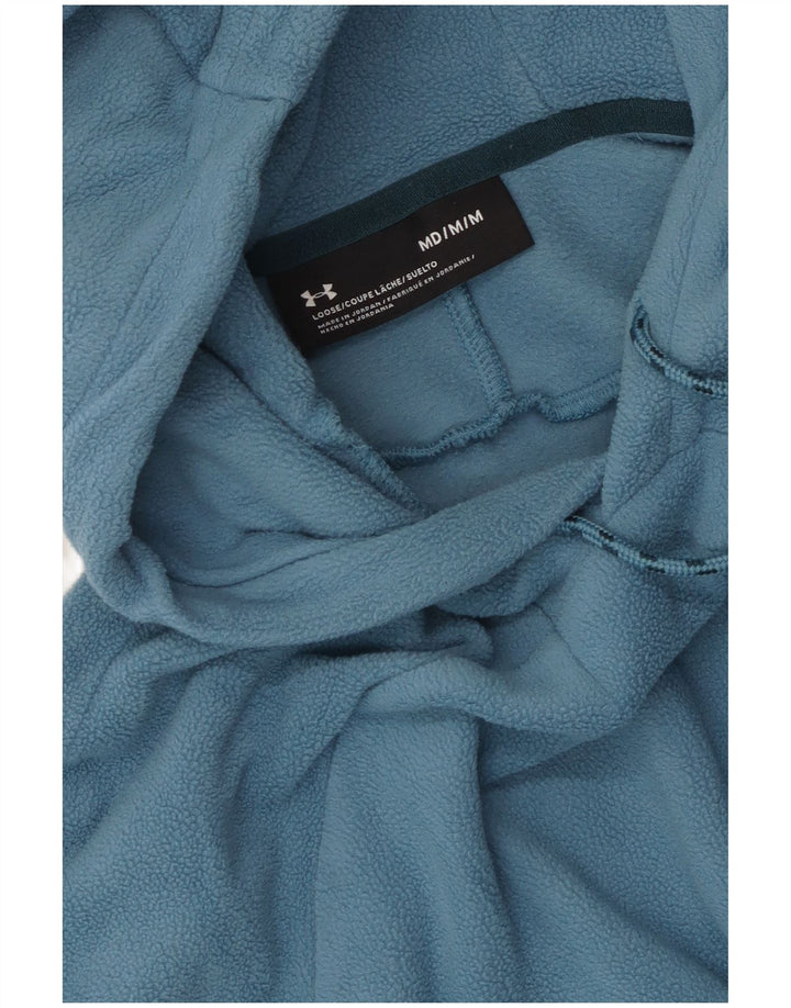 Pulover din lână cu glugă pentru bărbați UNDER ARMOUR, albastru mediu