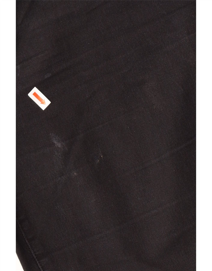 Blugi conici pentru femei ARMANI W29 L27 bumbac negru