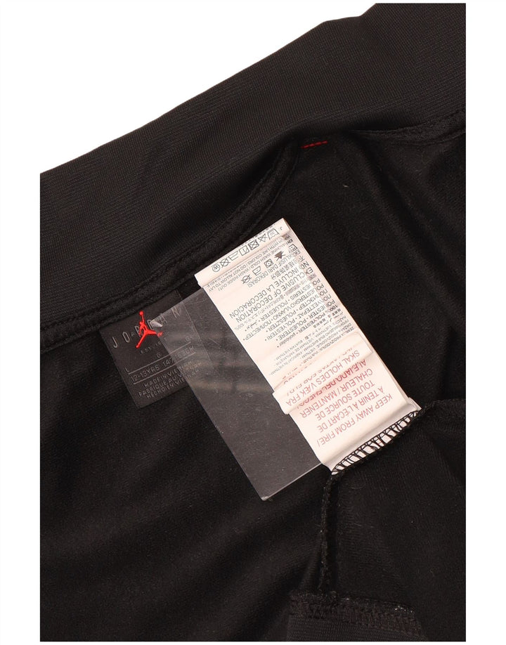 Jachetă de trening pentru băieți Jordan 12-13 ani, mare, negru, color block