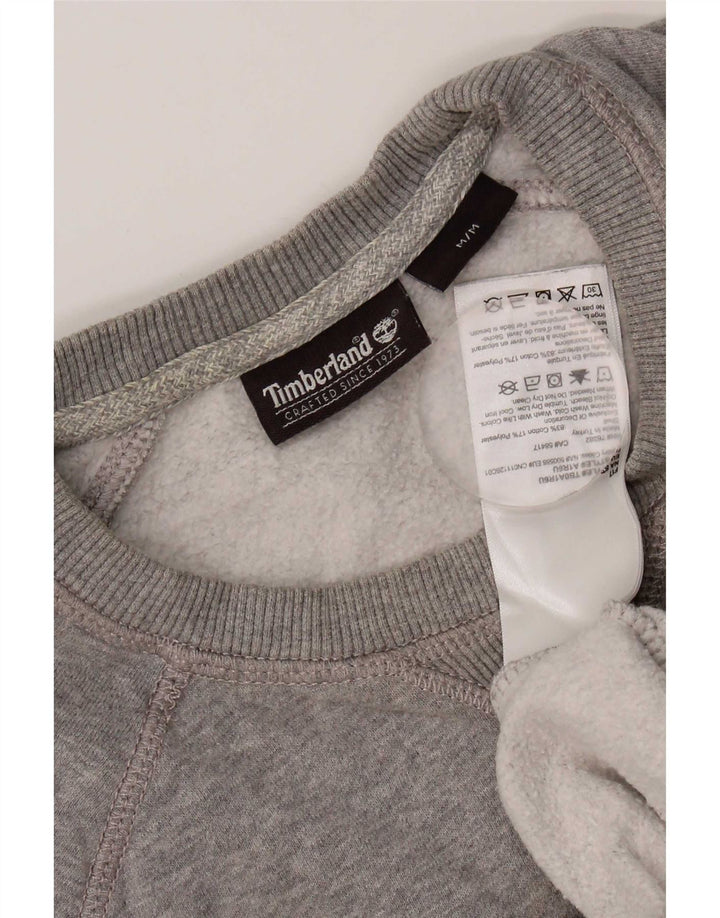 Pulover pentru bărbați Timberland, bumbac, gri mediu