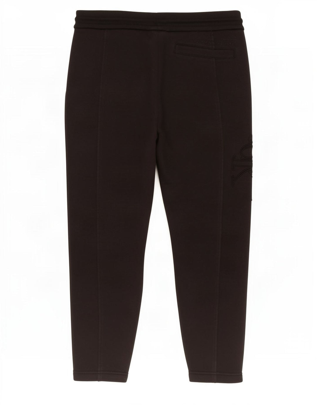 Pantaloni de trening Calvin Klein Jeans pentru bărbați, bumbac negru mediu