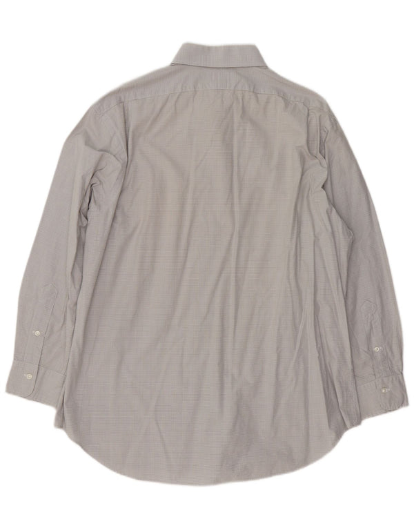 Cămașă pentru bărbați POLO RALPH LAUREN Mărimea 17 XL Bumbac cu carouri gri