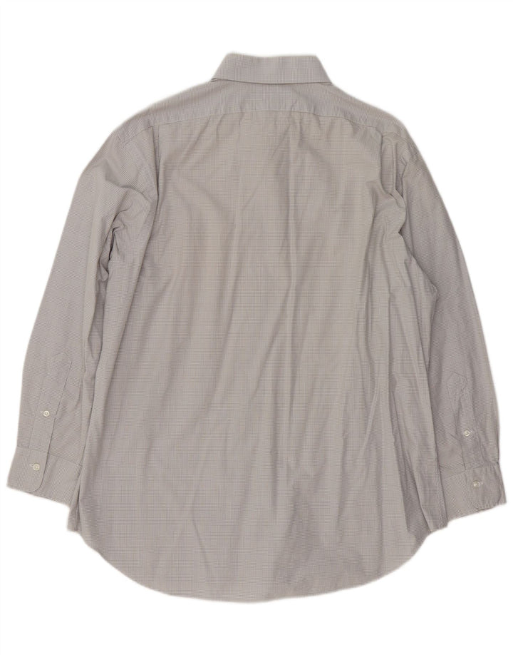 Cămașă pentru bărbați POLO RALPH LAUREN Mărimea 17 XL Bumbac cu carouri gri