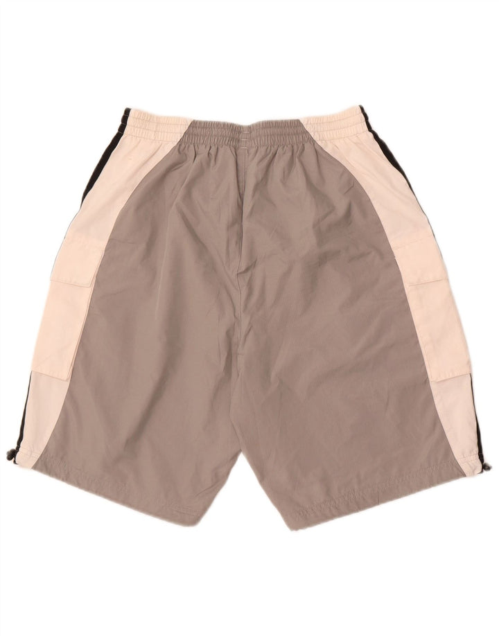 Pantaloni scurți sport pentru bărbați Adidas, gri, poliester color bloc