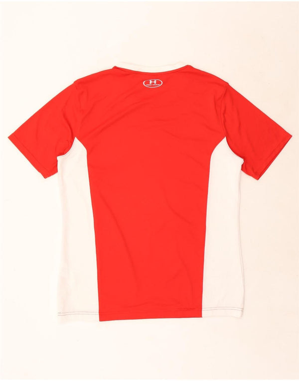 Tricou Under Armour pentru bărbați Heat Gear Top XL Roșu Poliester Colorblock
