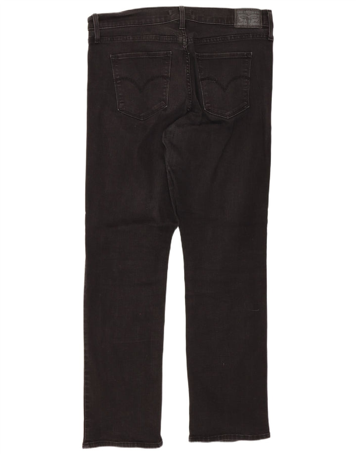 Blugi drepți modelați 314 pentru femei Levi's W32 L30 bumbac negru