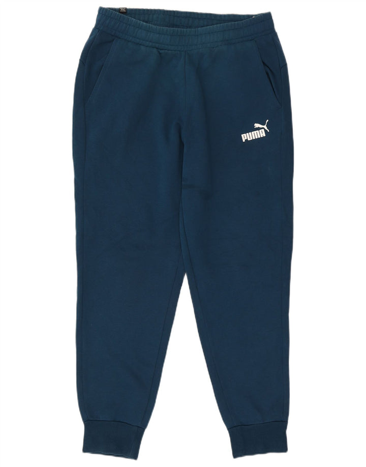 Pantaloni de trening Puma pentru bărbați Joggeri mari, albastru, bumbac