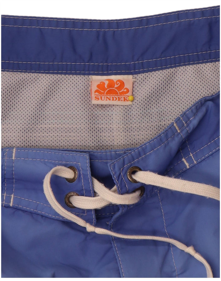 Pantaloni scurți de înot Sundek pentru bărbați, albastru mediu