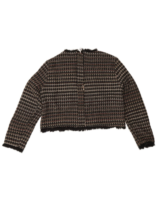 Pulover pentru damă Zara, cu gât de barcă, cu dungi medii, multicolore, UK 12