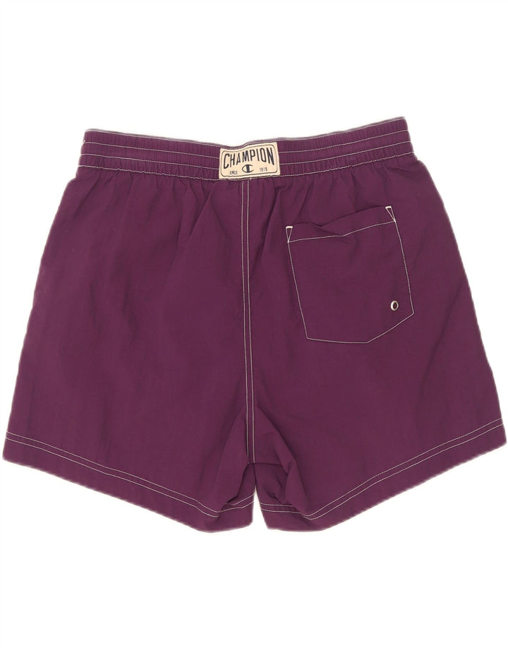 Pantaloni scurți de înot Champion pentru femei, poliamidă violet mediu