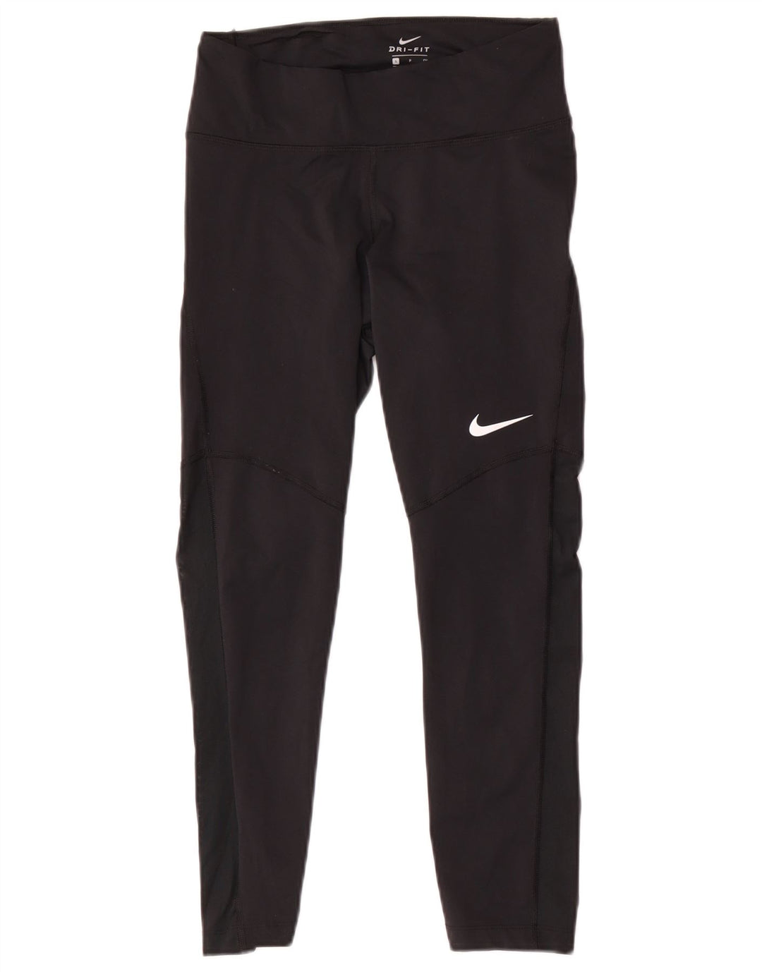 Leggings crop Nike Dri Fit pentru femei UK 8 Small Poliester negru