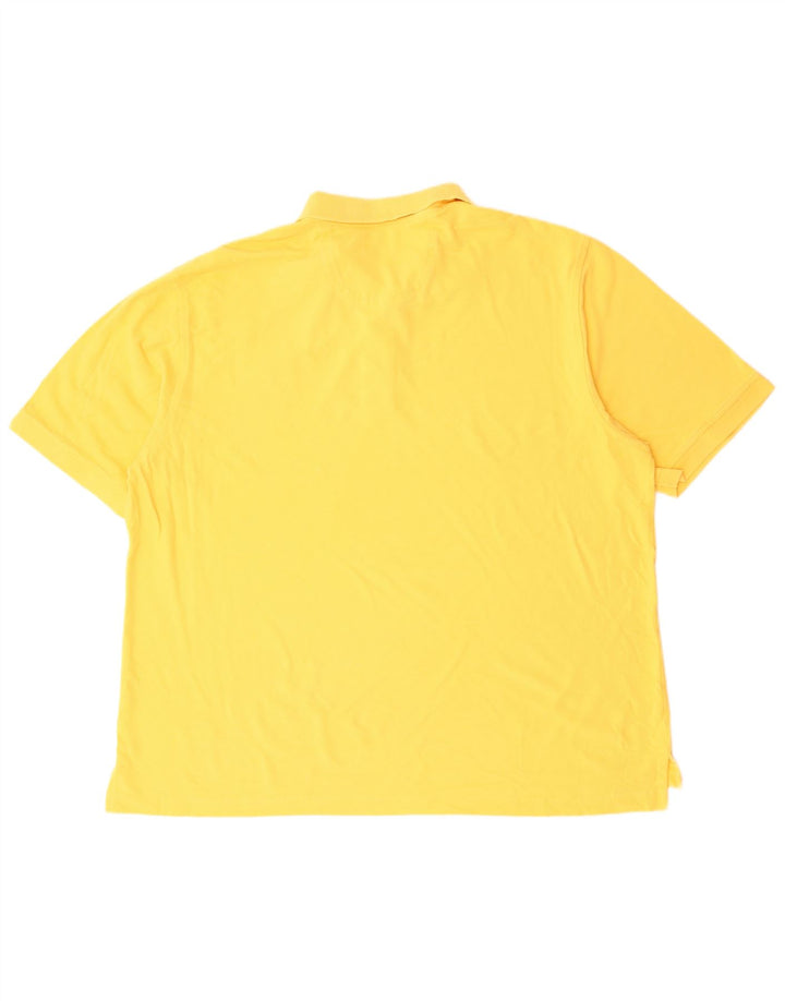 Tricou polo IZOD pentru bărbați, bumbac galben XL