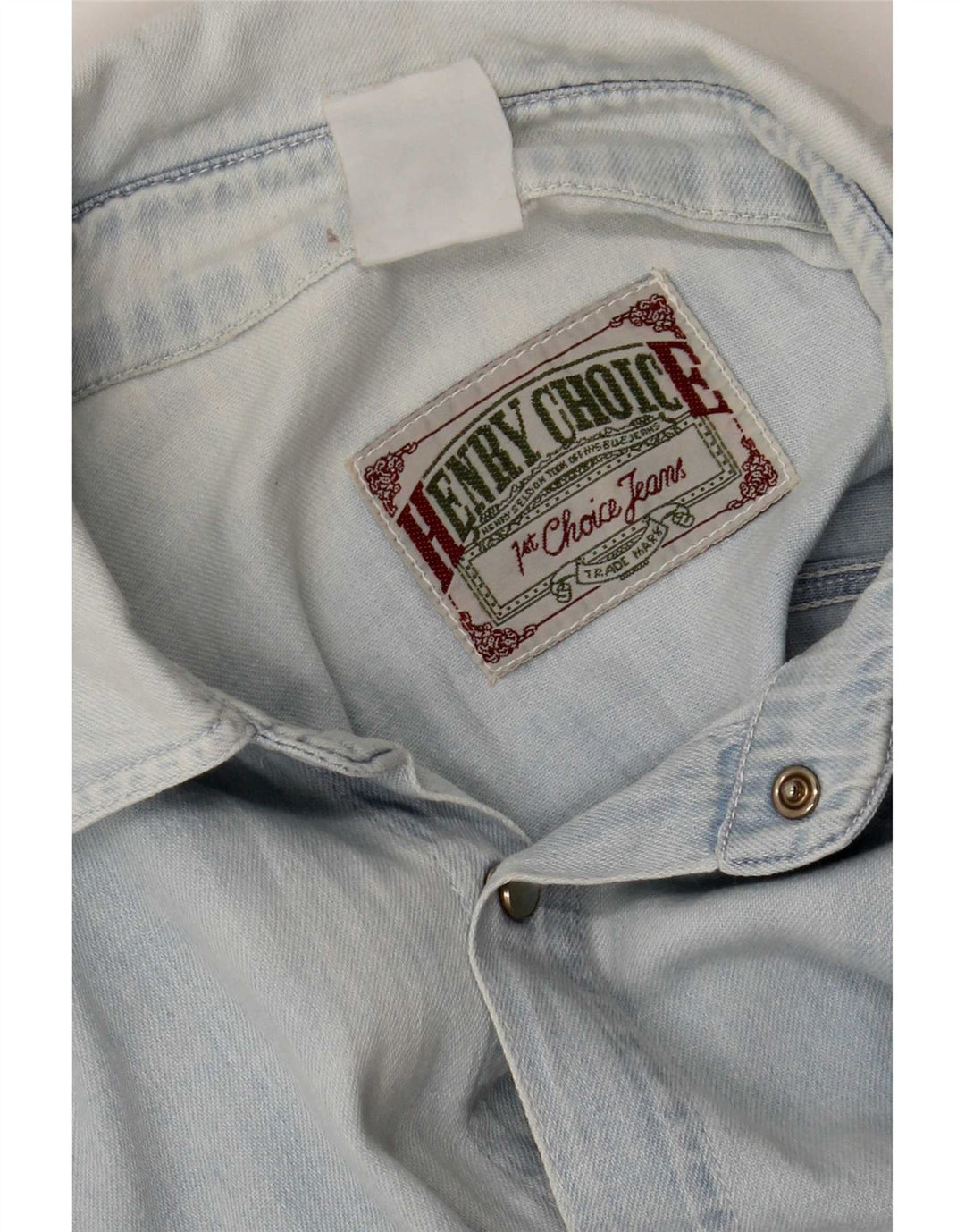 Cămașă Vintage bărbați denim XL Albastru