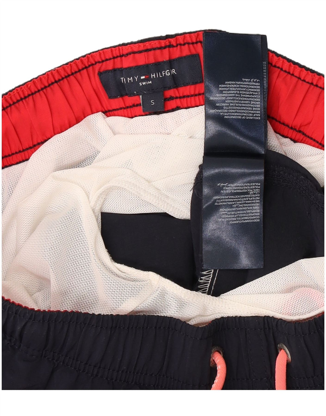 Pantaloni scurți de înot Tommy Hilfiger pentru bărbați, nailon mici, bleumarin