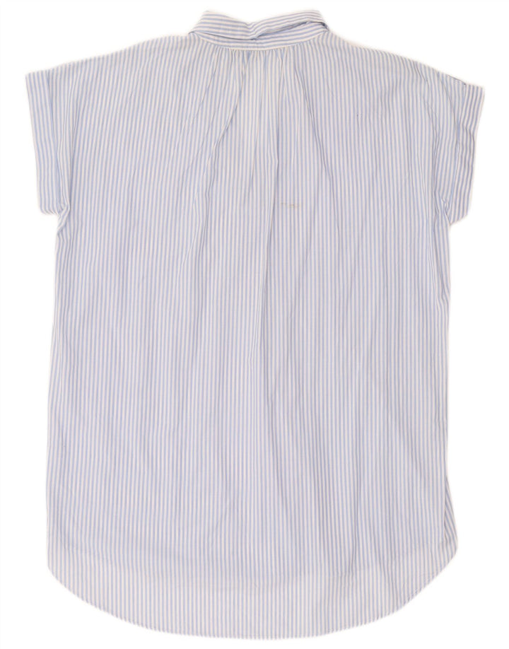 Rochie tunică supradimensionată pentru femei Zara UK 14 Medium Blue Pinstripe
