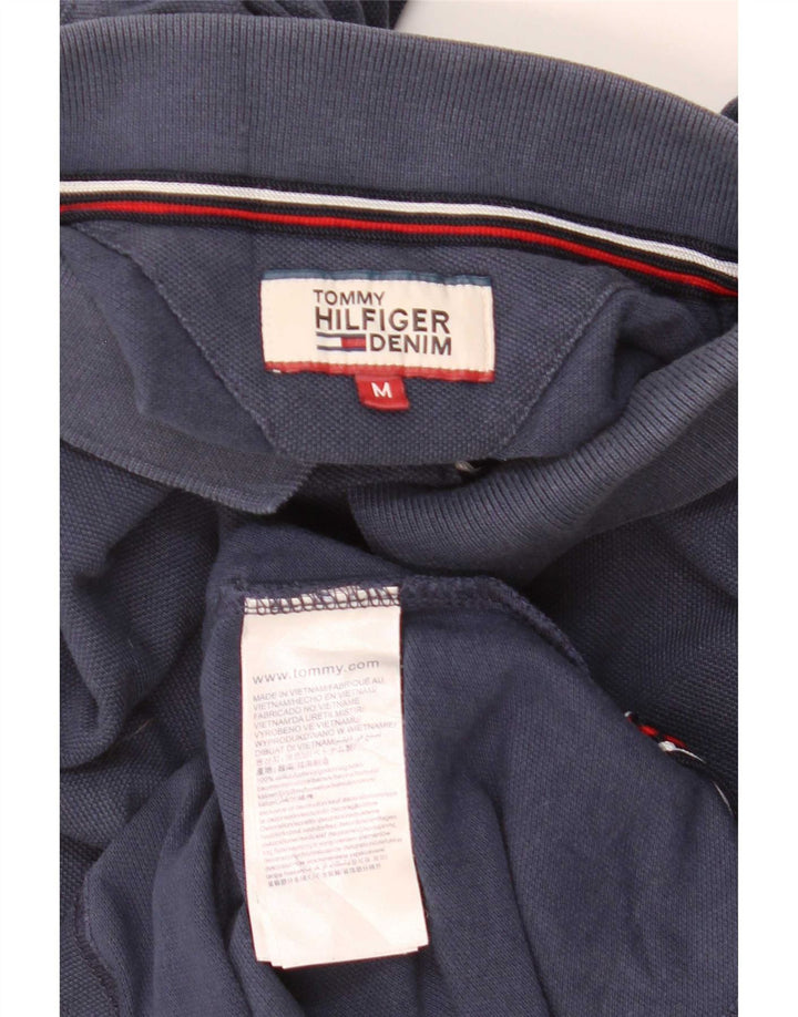 Tricou polo Tommy Hilfiger pentru bărbați, bumbac, albastru bleumarin mediu