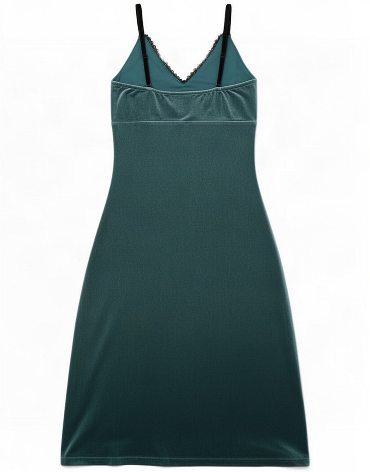 Rochie slip pentru femei Louche UK 12 Medium Green Poliester