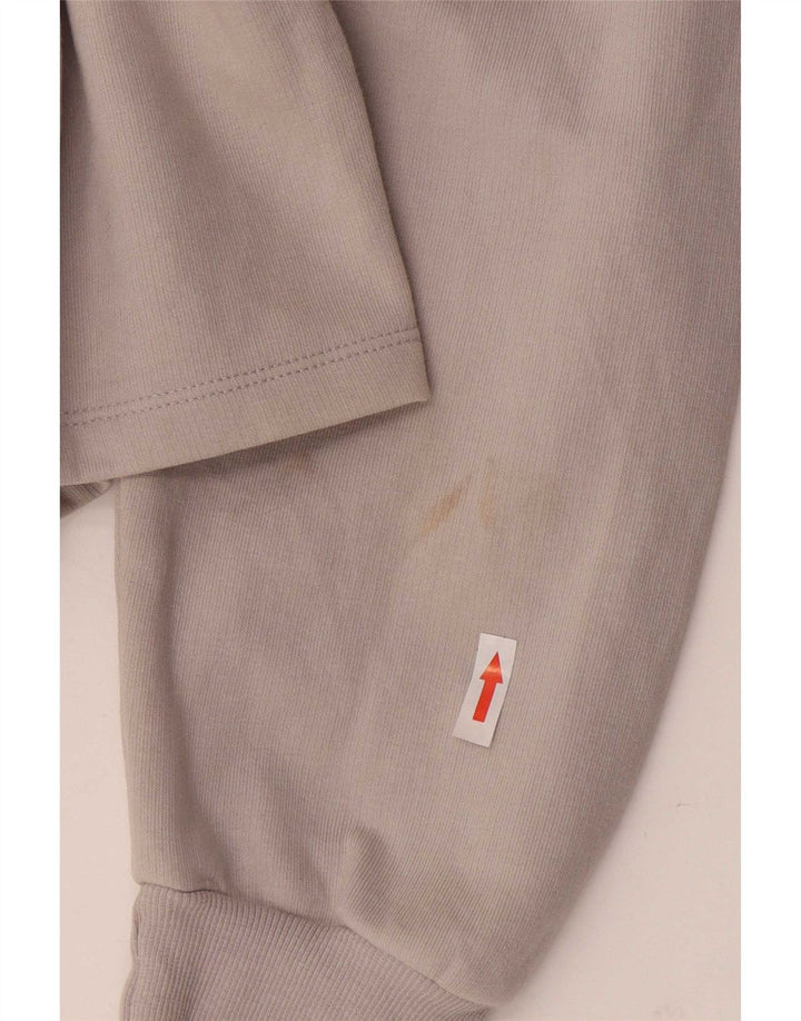 Pulover pentru damă Zara Crop Pulover UK 14, bumbac gri mediu