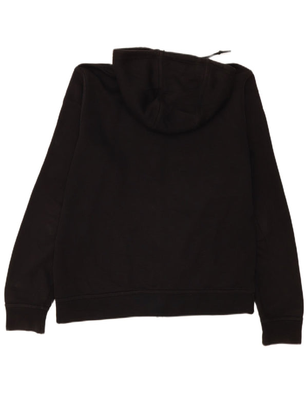 Pulover Nike pentru bărbați, cu fermoar, bumbac mare, negru
