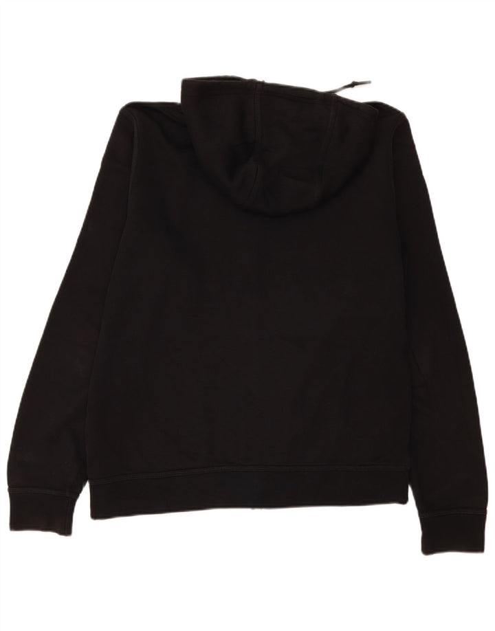Pulover Nike pentru bărbați, cu fermoar, bumbac mare, negru