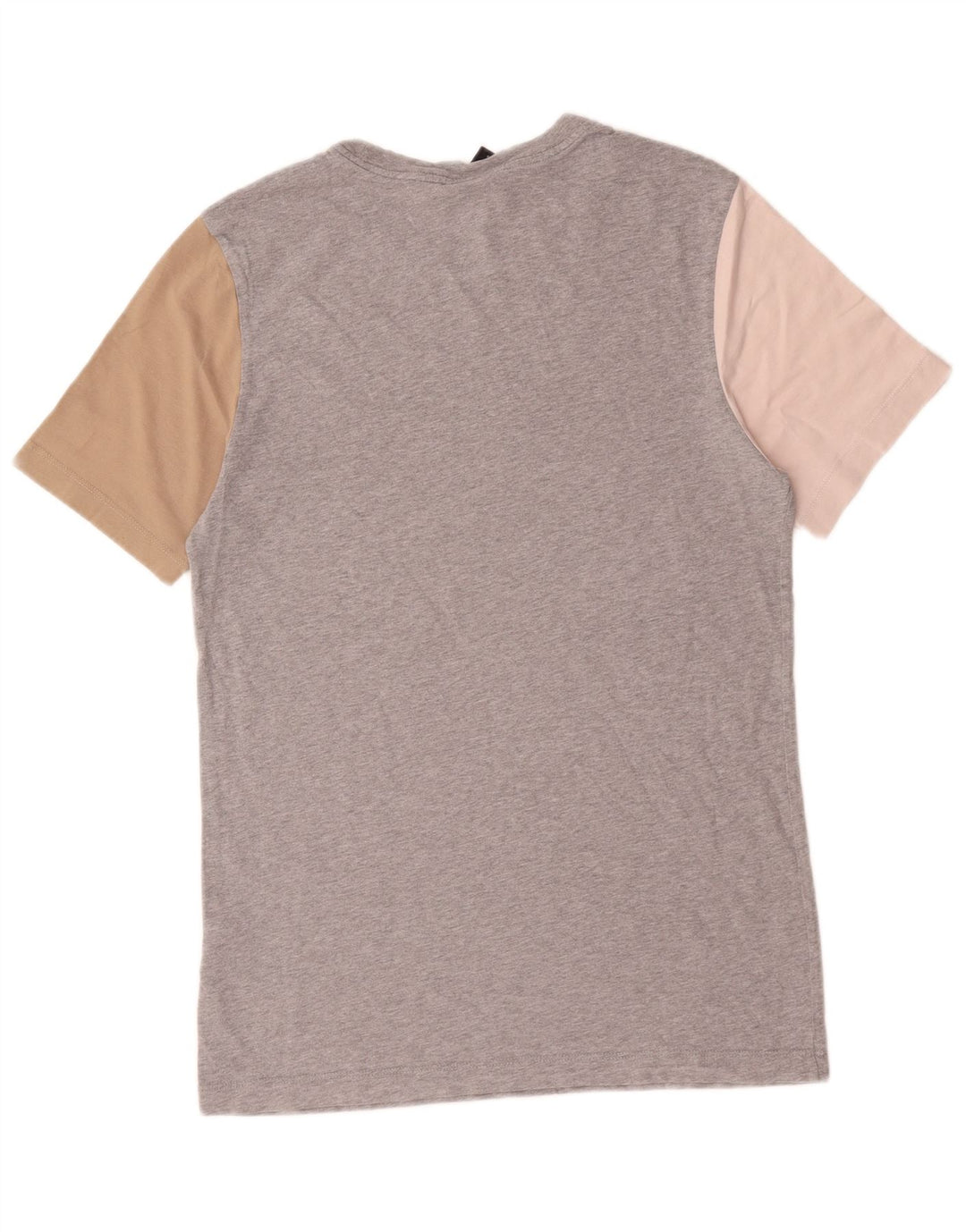 Tricou Nike pentru bărbați, cu ajustare standard, top, gri mediu, bumbac color bloc
