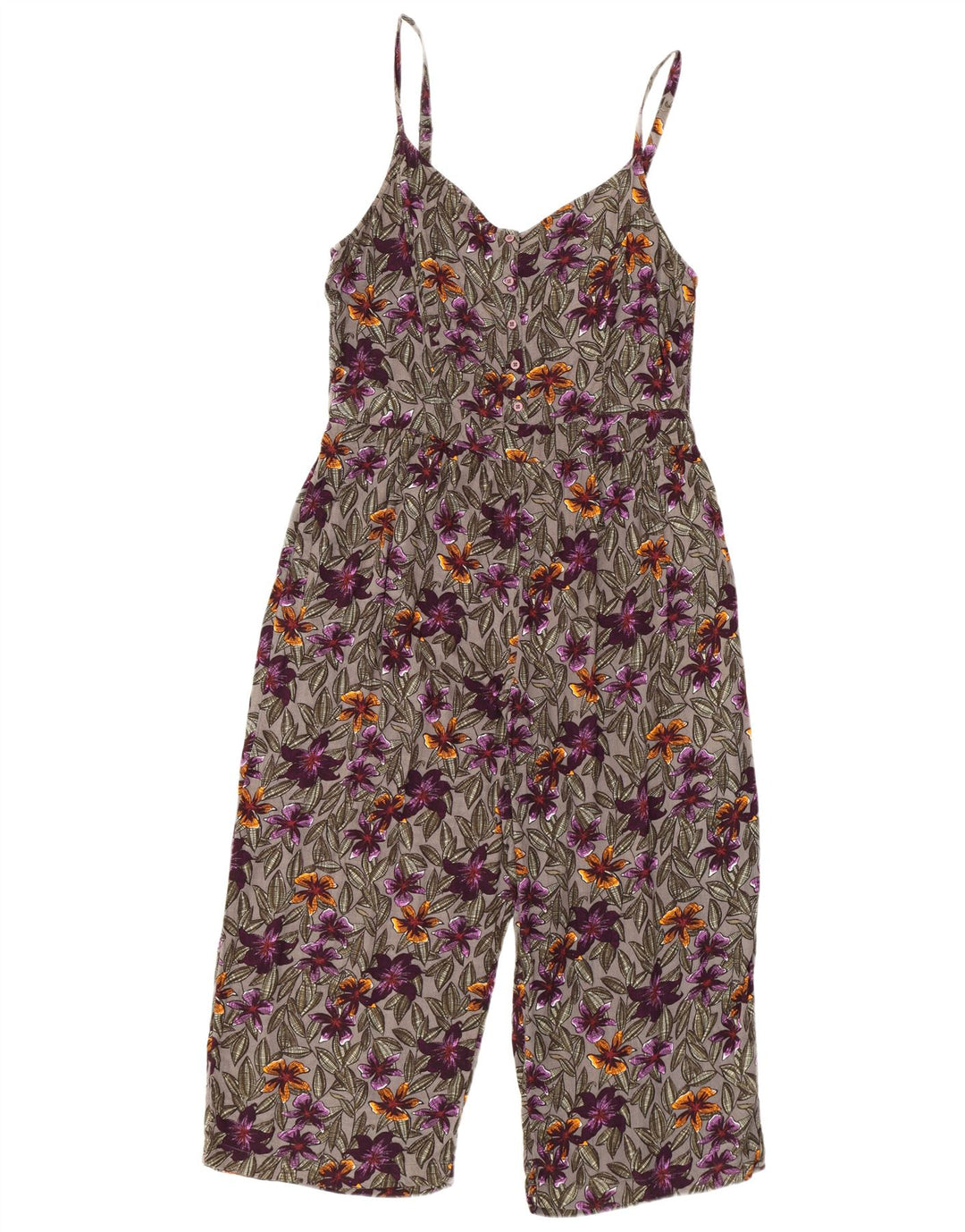 Salopetă fără mâneci pentru femei Fat Face UK 14 mare, multicoloră, florală