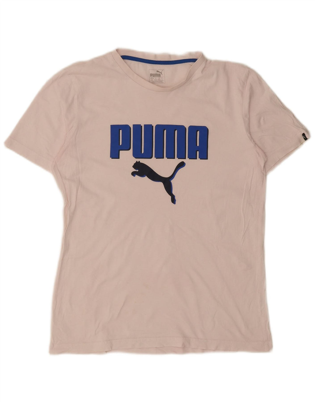 Tricou grafic Puma pentru bărbați Top Mediu Alb