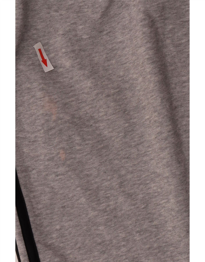 Pantaloni de trening Adidas pentru bărbați Joggeri din bumbac gri mediu