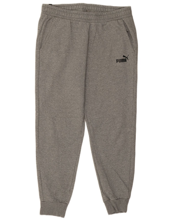 Pantaloni de trening pentru bărbați Puma Pantaloni de jogging XL, bumbac cu pete gri