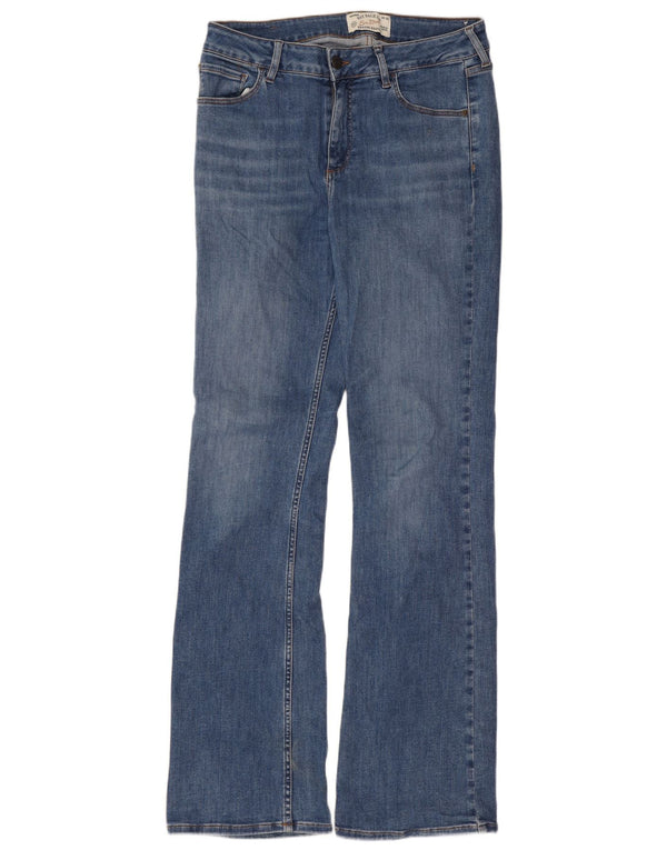 Fat Face Blugi Brooke Bootcut pentru femei UK 12 Medium W30 L31 Blue Cotton