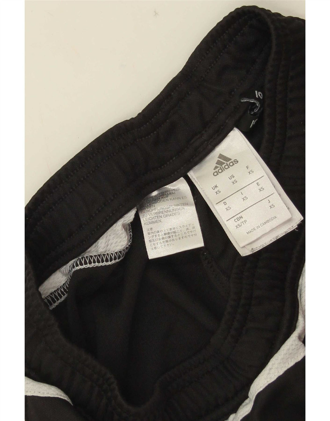 Pantaloni de trening Adidas Climalite pentru bărbați XS, negru, poliester color bloc